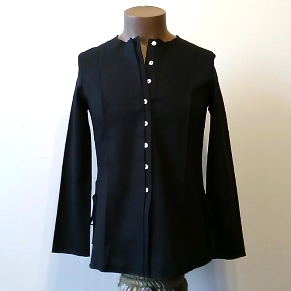 Stunning 1pc Black shirt top by M Collection